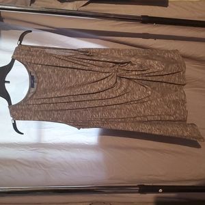 Xl gray asymmetrical apt 9 top